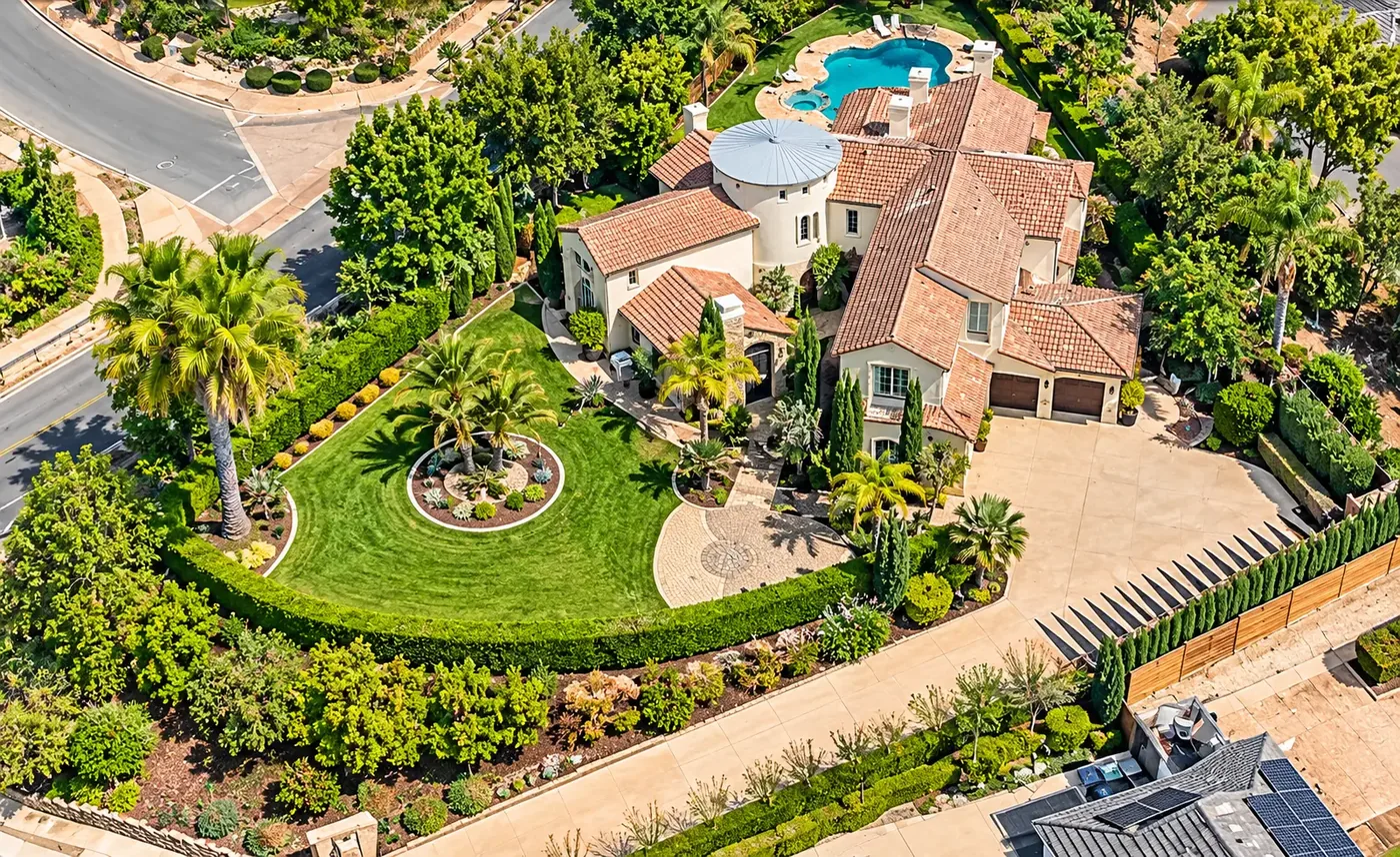 12335 Lorient Court, a 5,751 square foot home on 0.93 acre in Whitehorse, Del Mar Mesa, San Diego