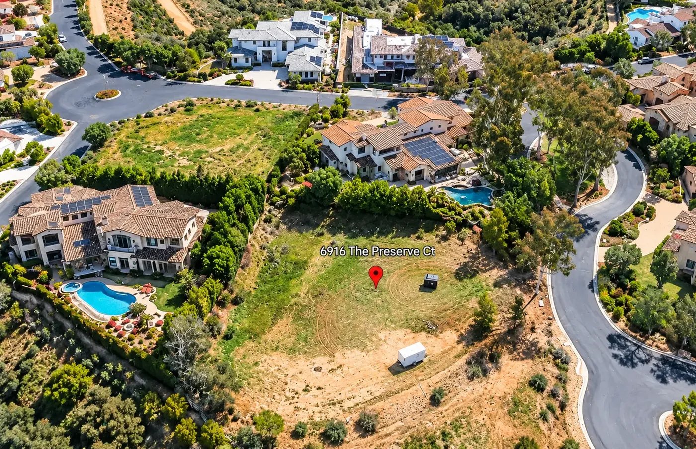 6916 The Preserve Court, a 0.79 acre homesite in The Preserve, Del Mar Mesa, San Diego