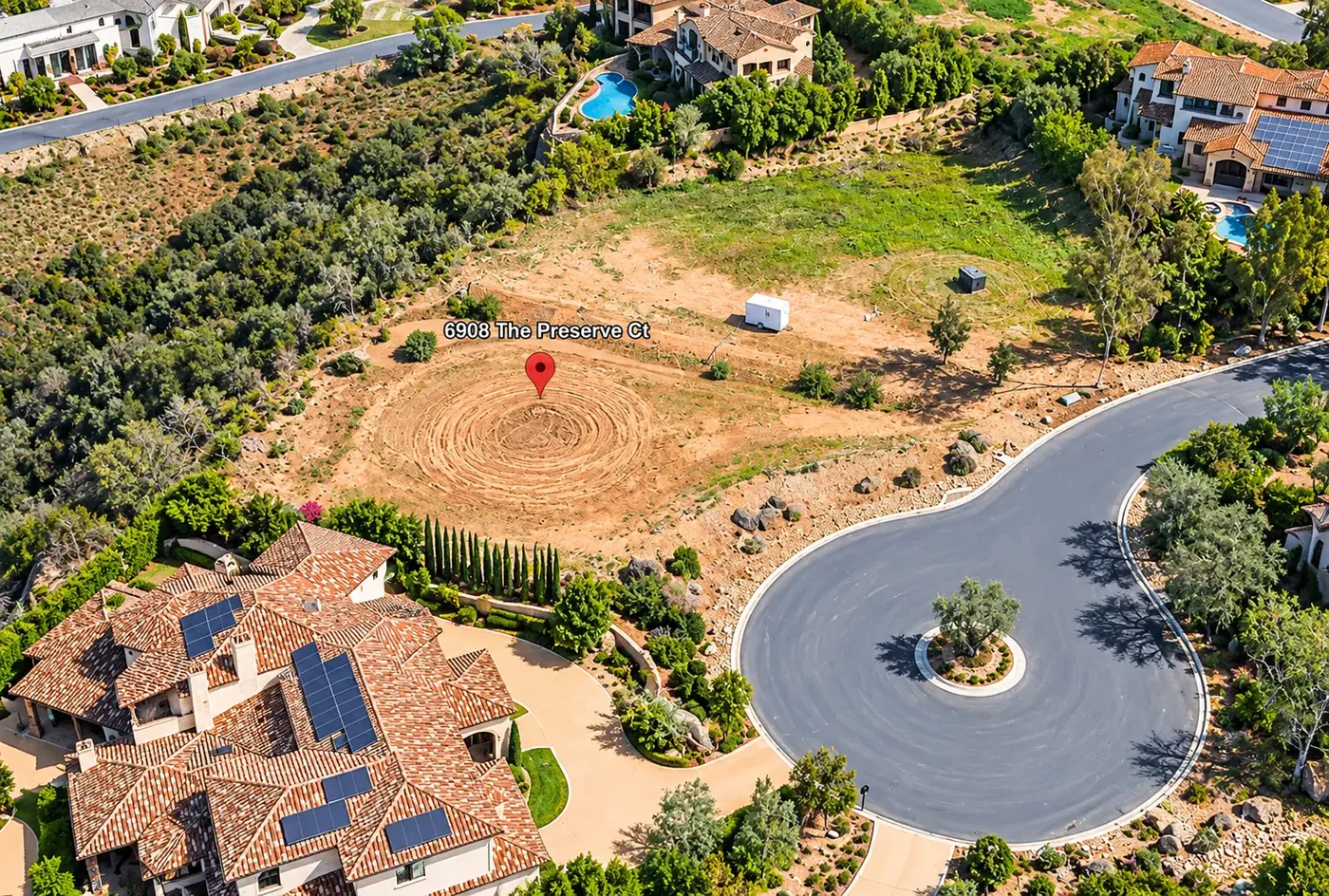 6908 The Preserve Court, a 0.55 acre homesite in The Preserve, Del Mar Mesa, San Diego
