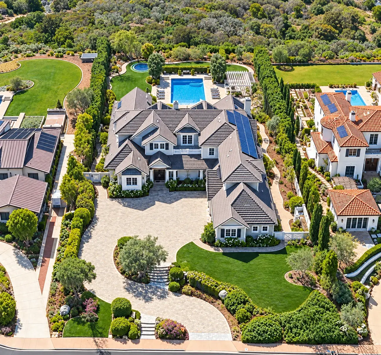 6381 Carmel View South, a 6,874 square foot home on 0.82 acre in The Ridge Estates, Del Mar Mesa, San Diego
