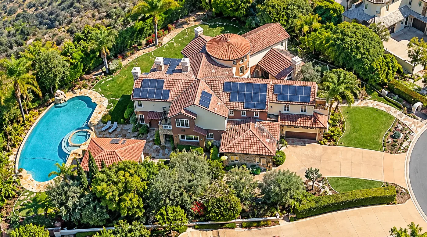 12385 Angouleme Court, a 5,751 square foot home on 1.13 acres in Whitehorse, Del Mar Mesa, San Diego