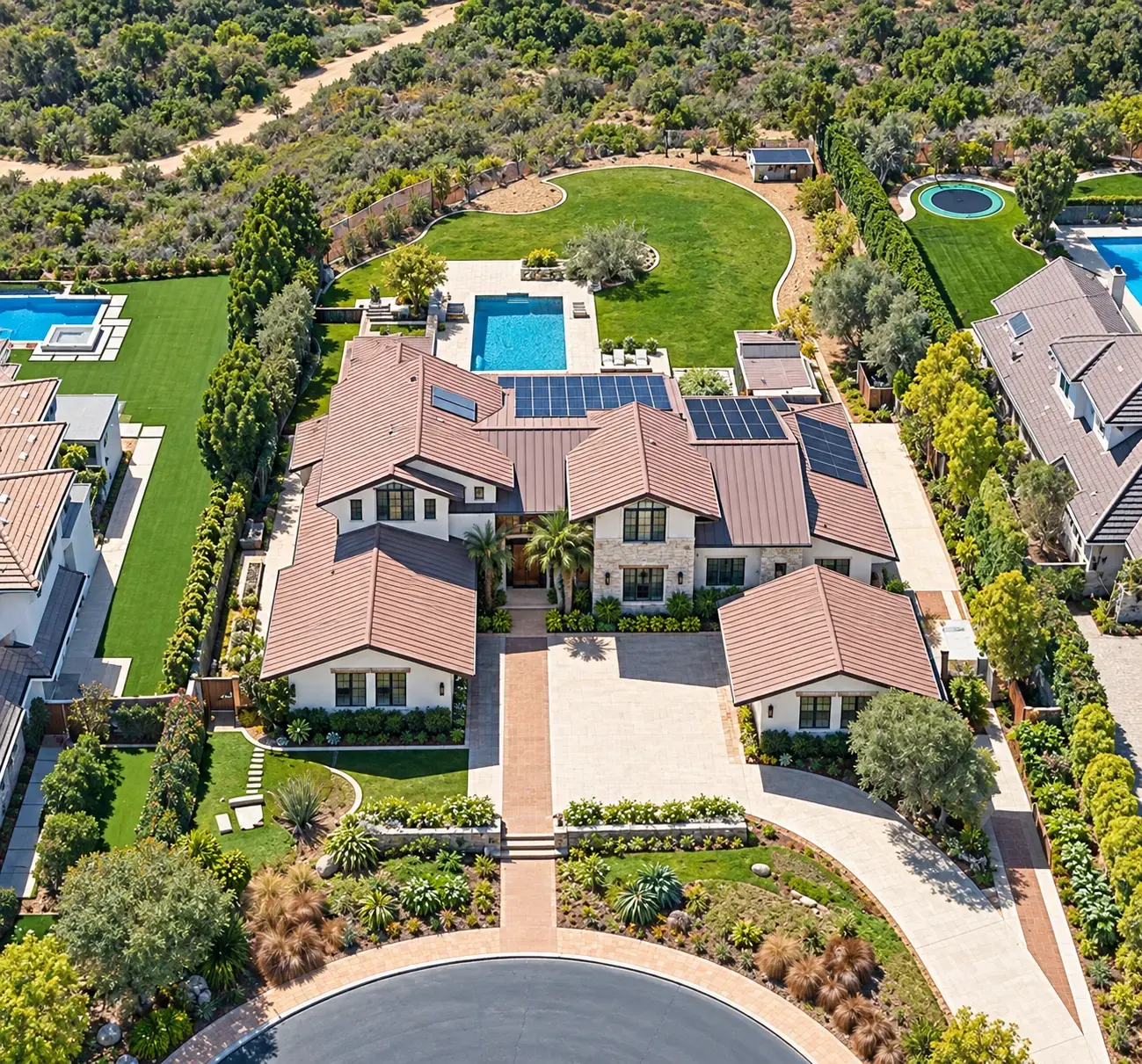 6391 Carmel View South, a 5,930 square foot home on 0.81 acre in The Ridge Estates, Del Mar Mesa, San Diego